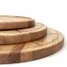 image_4 Dřevěný talíř na pizzu 30 cm masivní přírodní talíř na servírování pizzy
