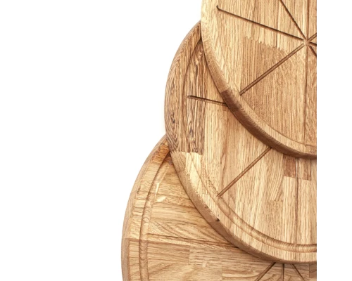 image_5 Dřevěný talíř na pizzu 30 cm masivní přírodní talíř na servírování pizzy