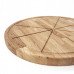 image_1 Dřevěný dubový talíř na pizzu o průměru 250 mm – kulatý servírovací tác z masivního dubu pro stylové podávání pizzy.