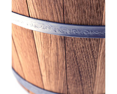 image_1 Dubový dřevěný džber o objemu 23 litrů bez víka – tradiční sud pro saunu nebo dekoraci