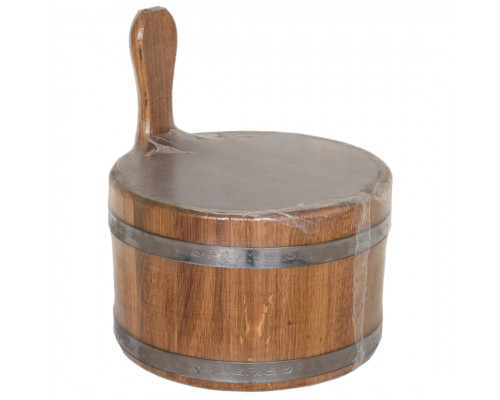 image_2 Dubový džber o objemu 5 litrů pro saunu – tradiční dřevěná nádoba na vodu, ideální pro použití v sauně, přírodní materiál, odolný a ekologický produkt pro saunové rituály