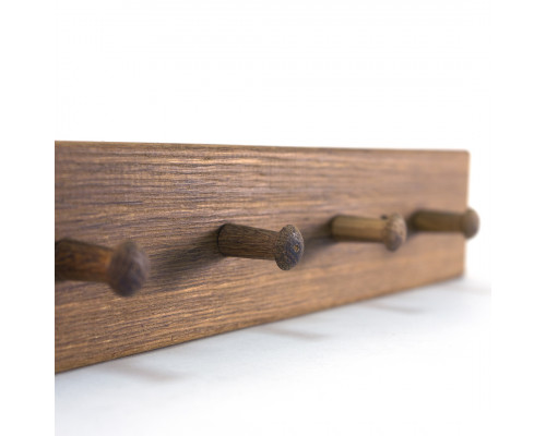 image_3 Dubový věšák s 5 háčky z kvalitního dubového dřeva – praktický a elegantní doplněk pro zavěšení oděvů, klobouků a doplňků do předsíně či kanceláře