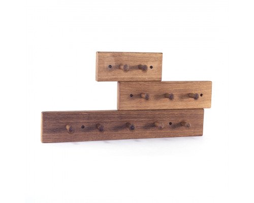 image_2 Dubový věšák s 5 háčky z kvalitního dubového dřeva – praktický a elegantní doplněk pro zavěšení oděvů, klobouků a doplňků do předsíně či kanceláře