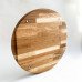 image_4 Dřevěný servírovací talíř z dubu s 4+1 – kulatý tác s rozdělením 4+1 na ořechy, sýry a tapas
