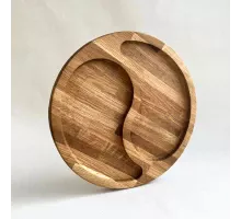 Dřevěný servírovací talíř 28 cm
