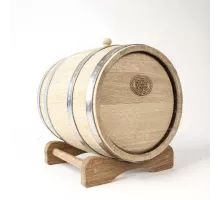 Oak barrel 30 L without tap, stand