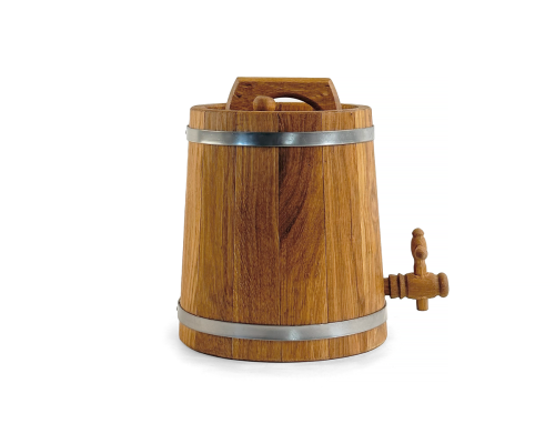 image_1 Dubový sud (džbán) 5 litrů – přírodní sud na víno, pálenku a likéry